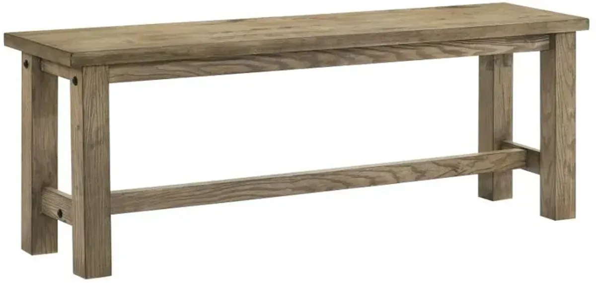 Cardova - 51" Solid Wood Dining Bench - Vineyard Oak