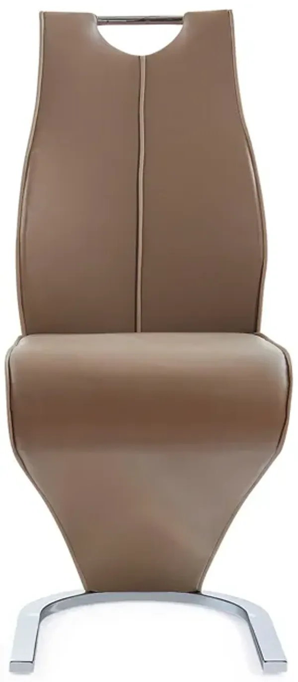 Tony - Dining Chairs (Set of 2) - Brown / Beige