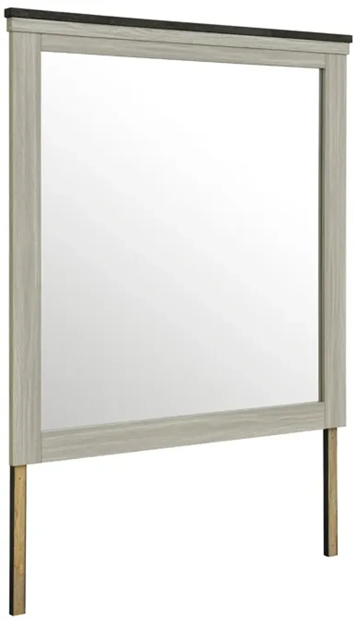 Augusta - Mirror With Sleek Frame, Large Scale Mirror For Dresser - Beige Brown