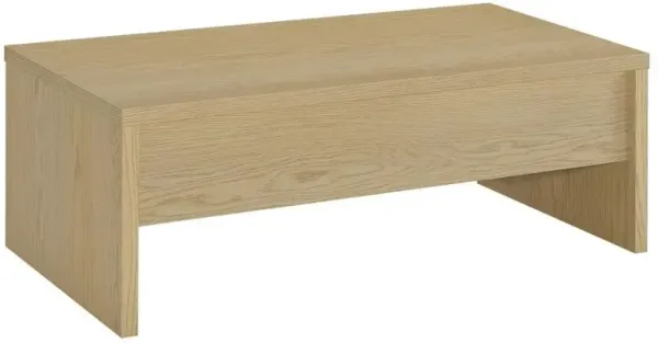 Canoga - Lift Top Cocktail Coffee Table Set - Light Oak