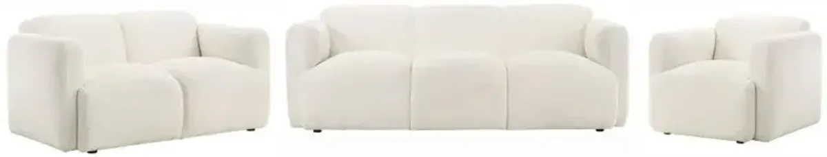 Dorset - Upholstered Round Track Arm Sofa Set