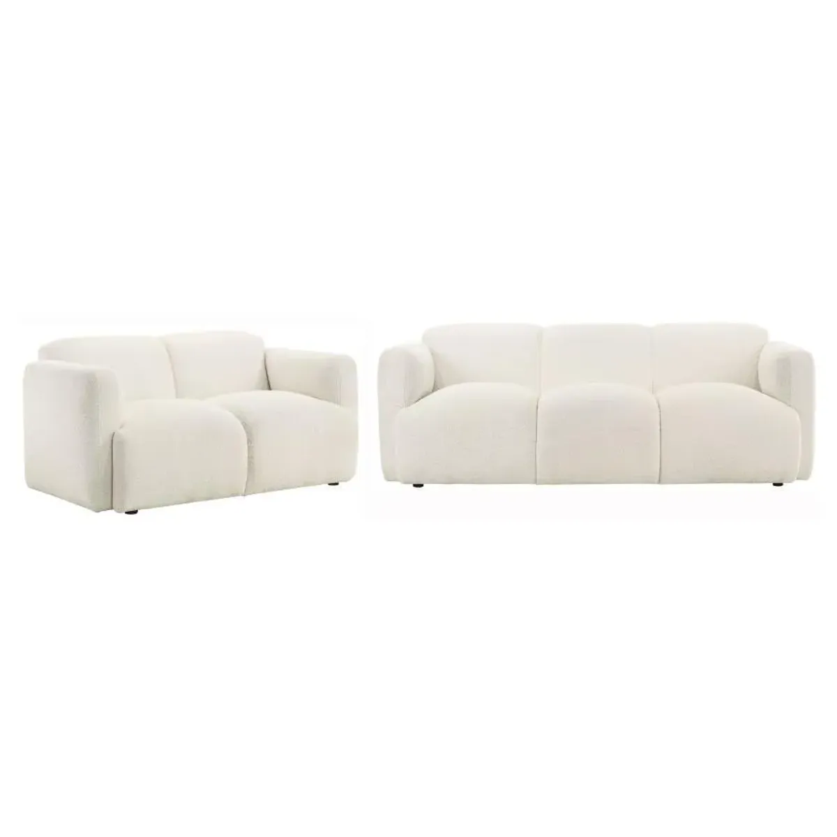 Dorset - Upholstered Round Track Arm Sofa Set