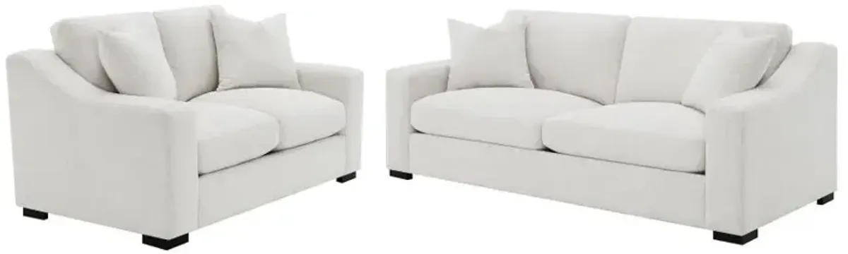 Ashlyn - Upholstered Track Arm Sofa Set