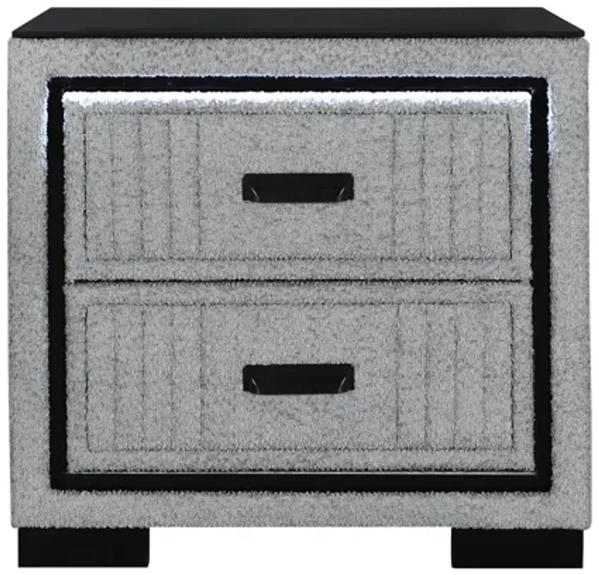 Isaiah - Nightstand With Upholstered Frame