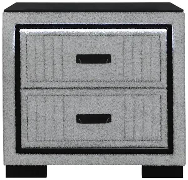 Isaiah - Nightstand With Upholstered Frame