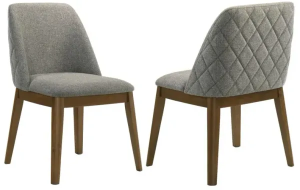 Franklin - Upholstered Dining Side Chair (Set of 2) - Gray