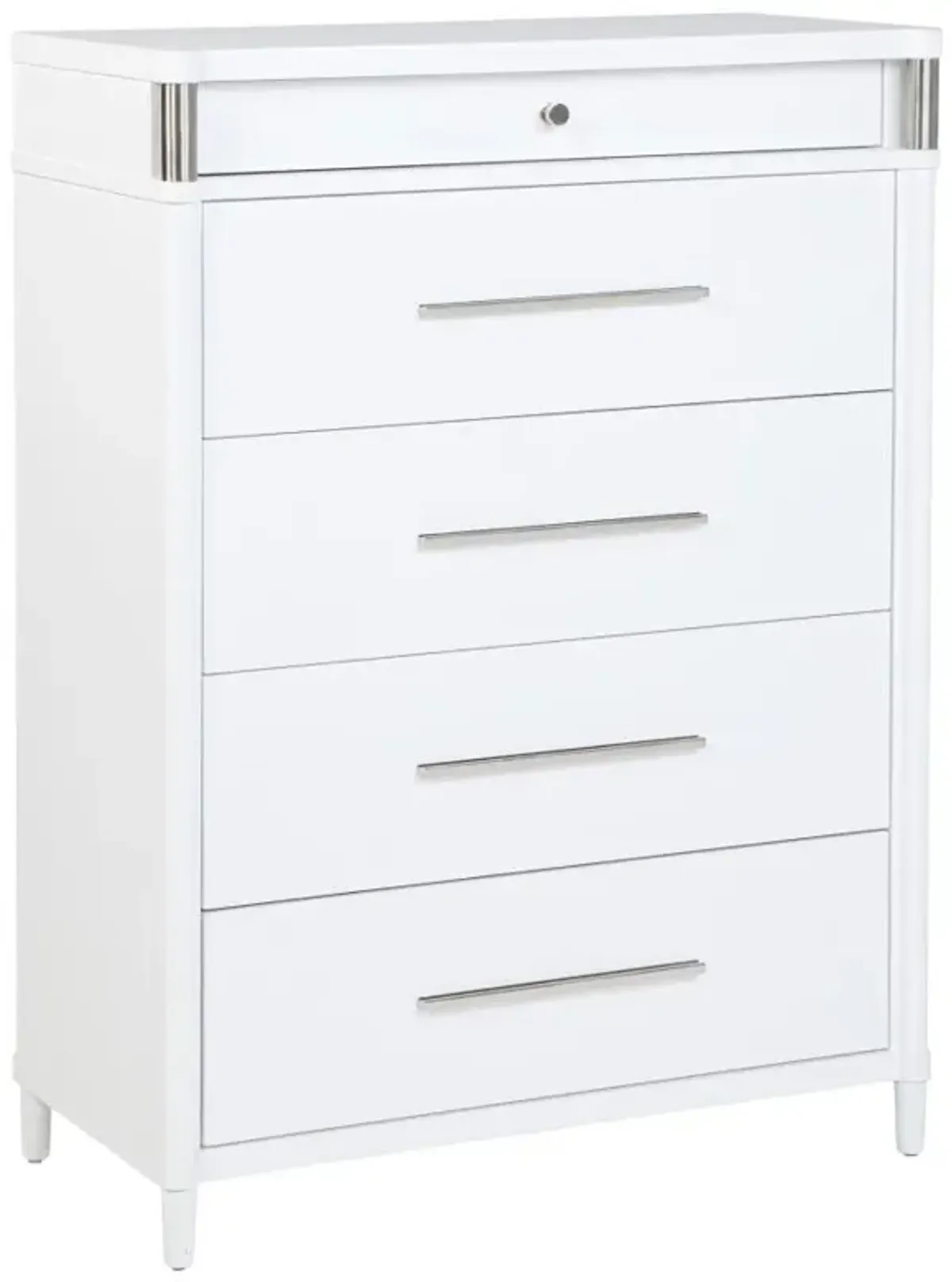 Gracemont - 5-Drawer Bedroom Chest Of Drawers - White