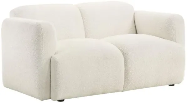 Dorset - Fabric Upholstered Round Track Arm Loveseat
