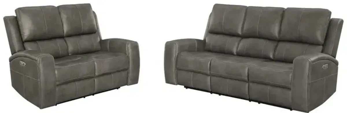 Brickston - Triple Power Reclining Sofa Set