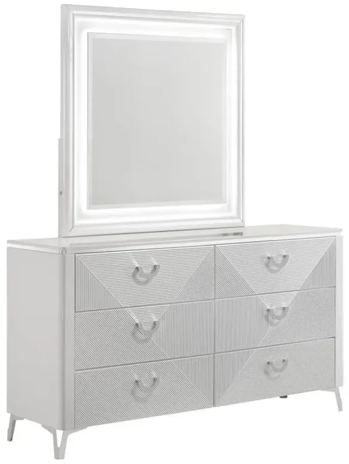 Cassia - 6-Drawer Bedroom Dresser Cabinet