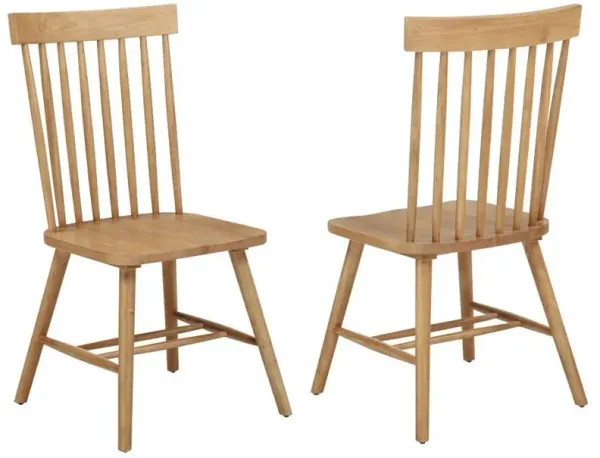 Andrews - Windsor Spindle Back Dining Side Chair (Set of 2)
