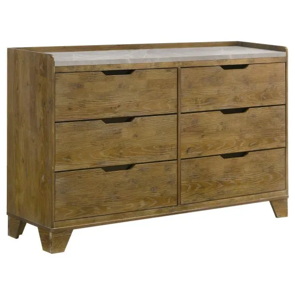 Henderson - 6-Drawer Bedroom Dresser Cabinet