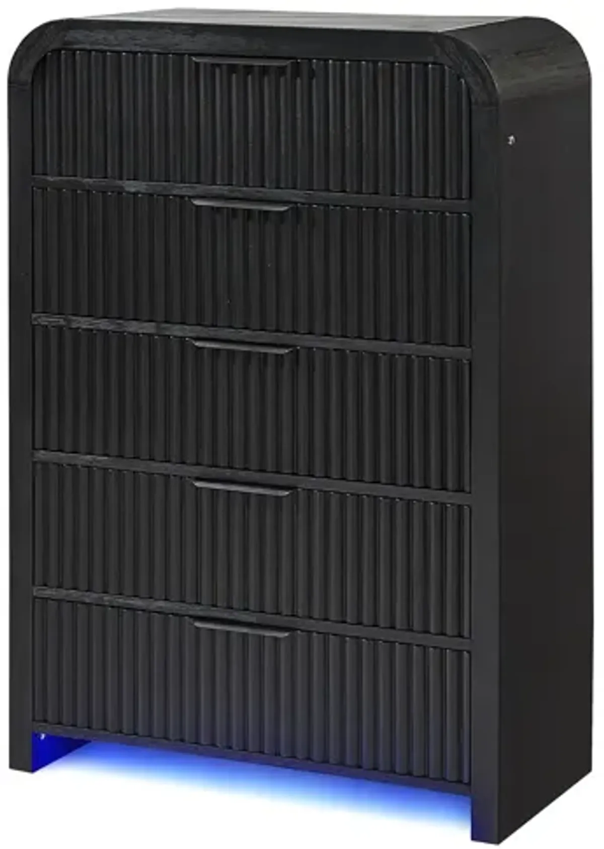 Beverly - Chest, LED Lighting - White / Black