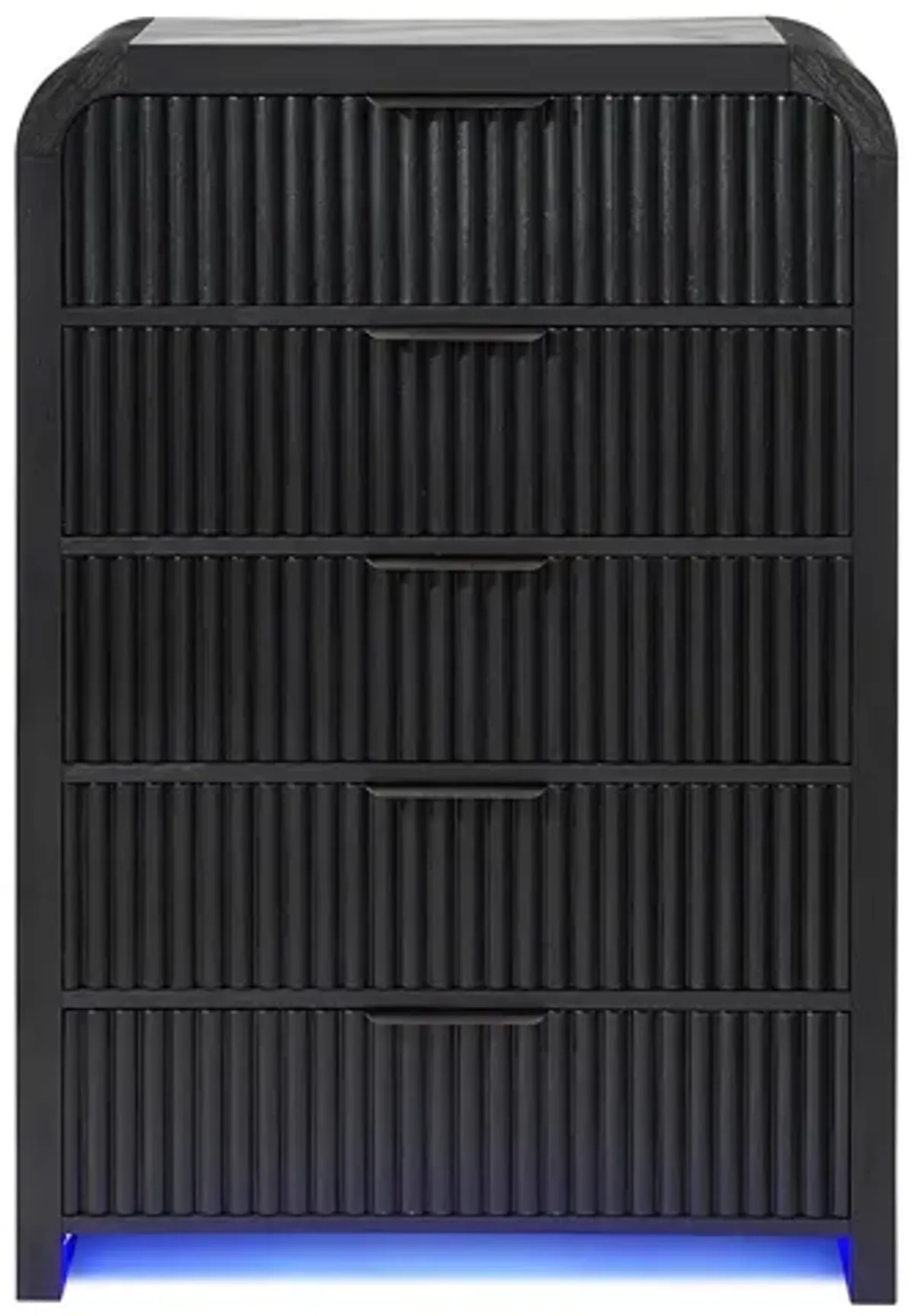 Beverly - Chest, LED Lighting - White / Black