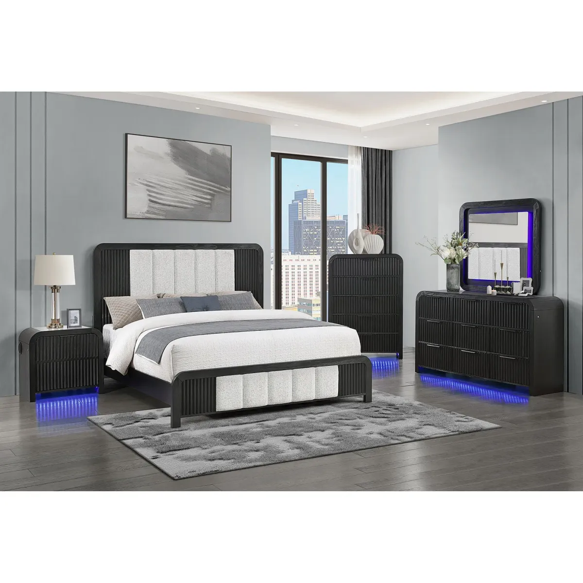 Beverly - 5 Piece Bedroom Set With Cooler