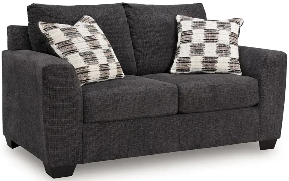 Loreo - Loveseat - Ebony