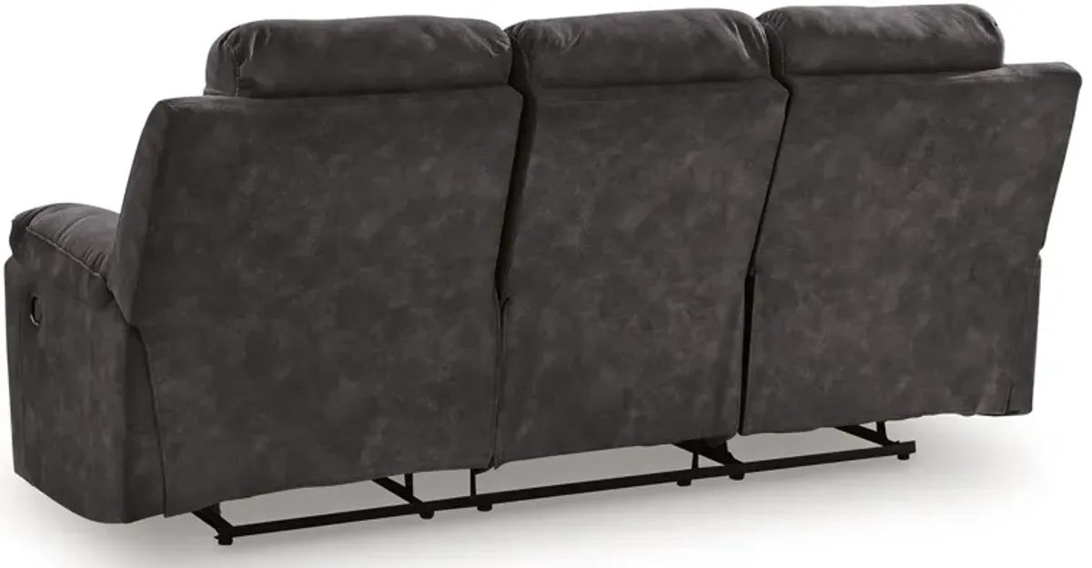 Brysonview - Reclining Sofa - Charcoal