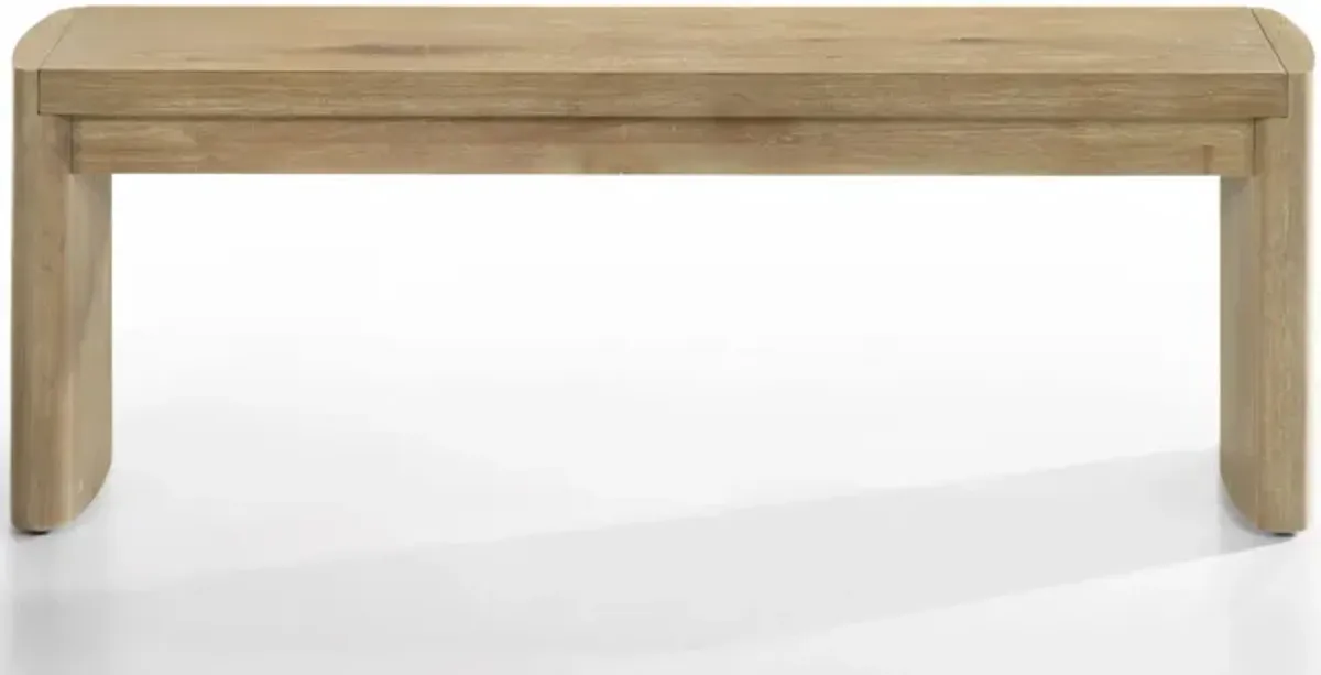 Magnus - Wide Dining Bench - Wooden Oak
