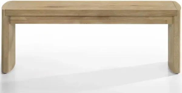 Magnus - Wide Dining Bench - Wooden Oak