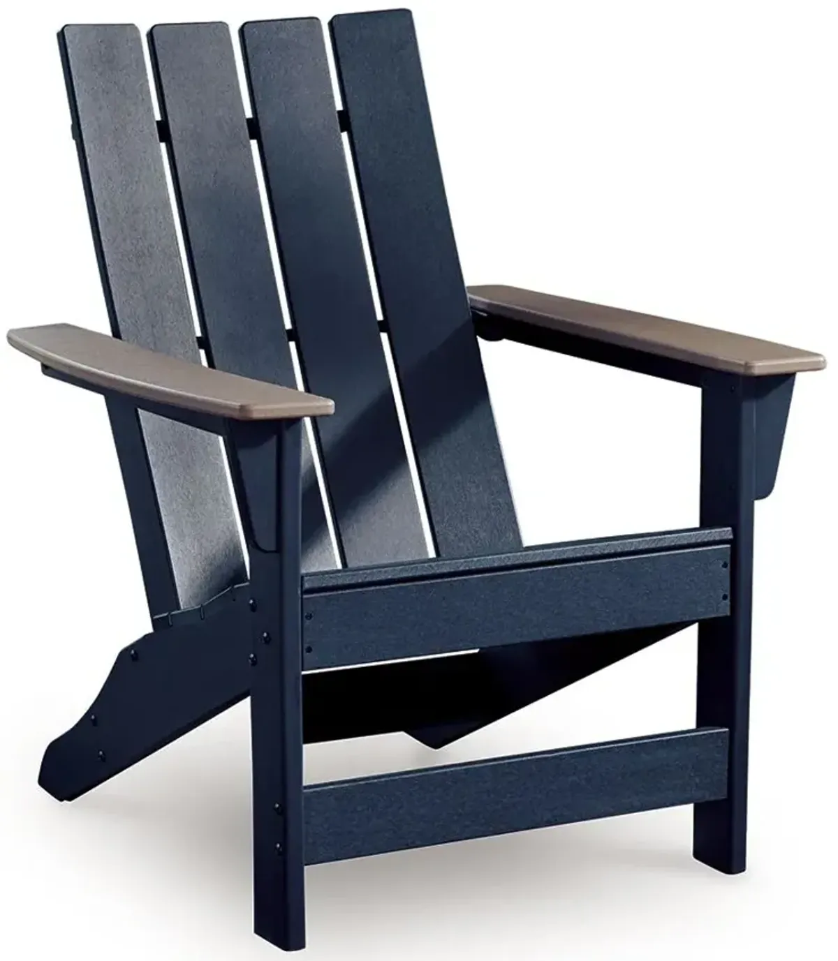 East Beach - Adirondack Chair - Black / Beige