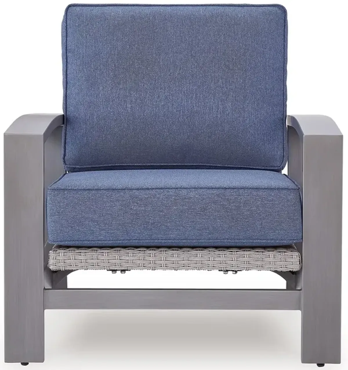 Half Moon Beach - Spring Lounge Chair - Blue / Gray