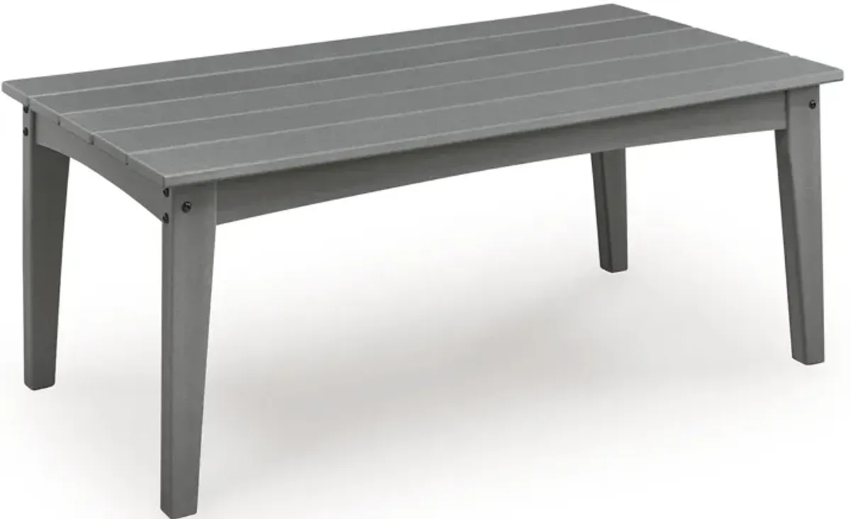 Cove Beach - Rectangular Cocktail Table - Gray