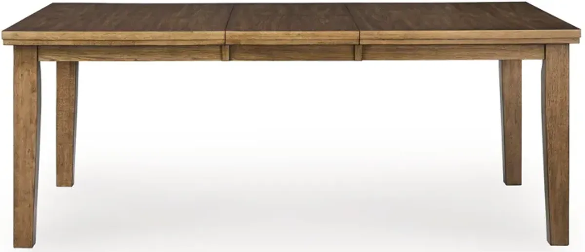 Urbinforte - Dining Room Butterfly Extension Table - Light Brown