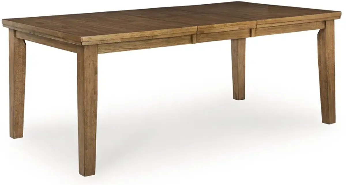 Urbinforte - Dining Room Butterfly Extension Table - Light Brown