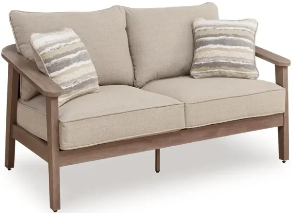 Harmony Headlands - Loveseat With Cushion - Natural / Gray
