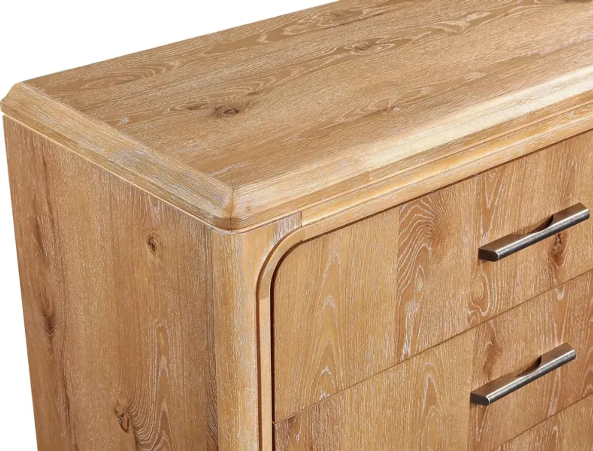 Westcott - Dresser And Mirror - Cerused Natural