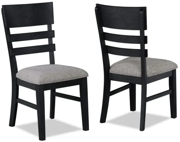 Guthrie - Side Chair (Set of 2) - Charcoal & Gray
