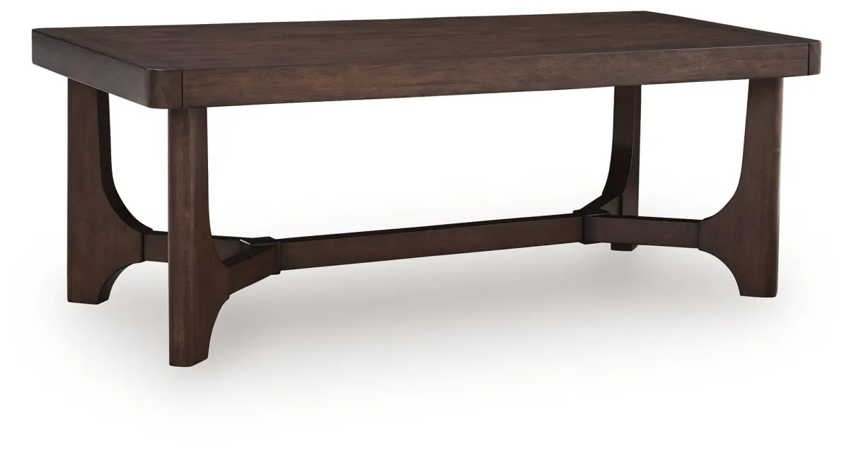 Korestone - Rectangular Cocktail Table - Dark Brown