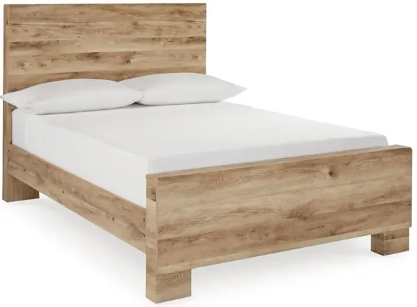 Hyanna - Full Panel Bed - Tan