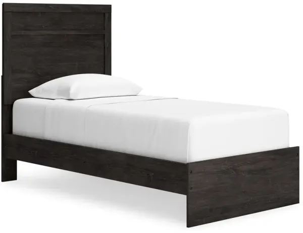 Belachime - Twin Panel Bed - Black