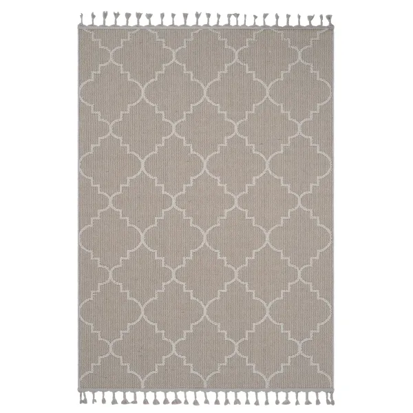 Guros - 6' X 9' Trellis Indoor / Outdoor Area Rug - Ivory