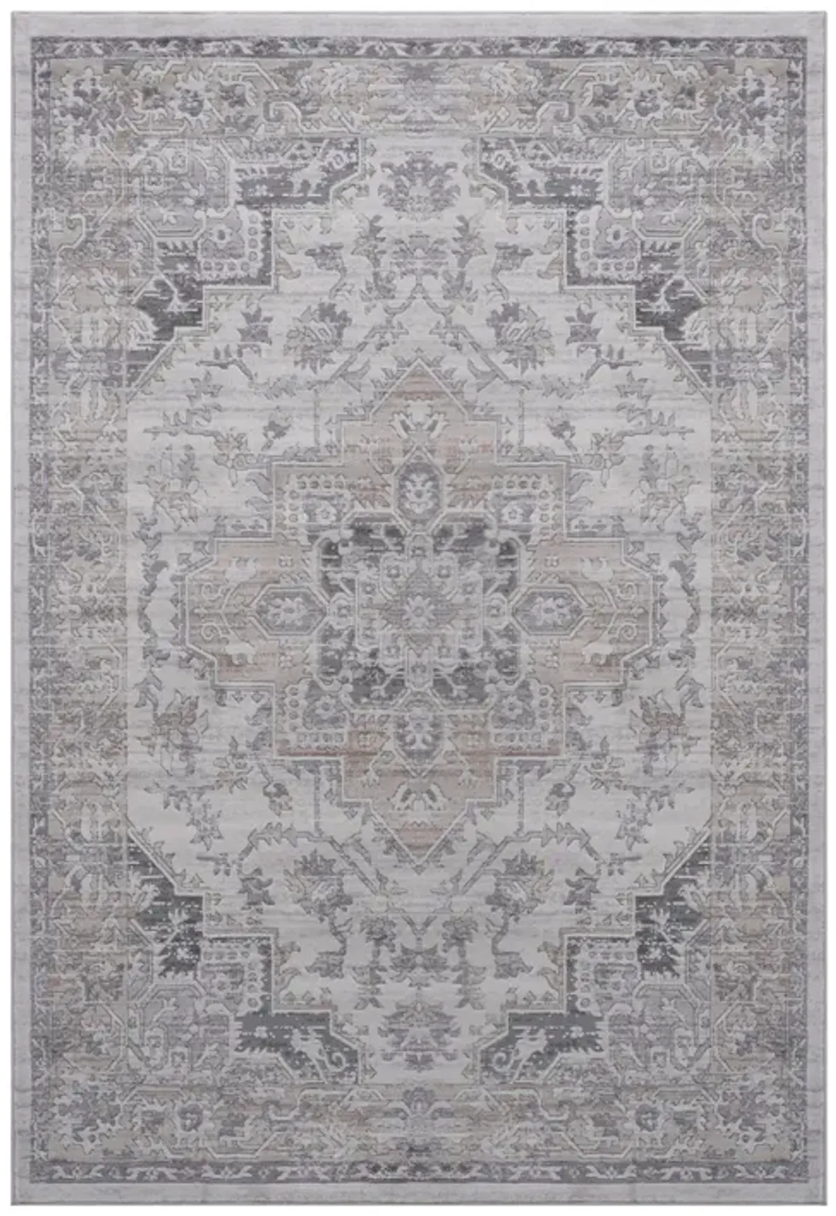 Marfi - 6' X 9' Oriental Area Rug - Ivory / Beige