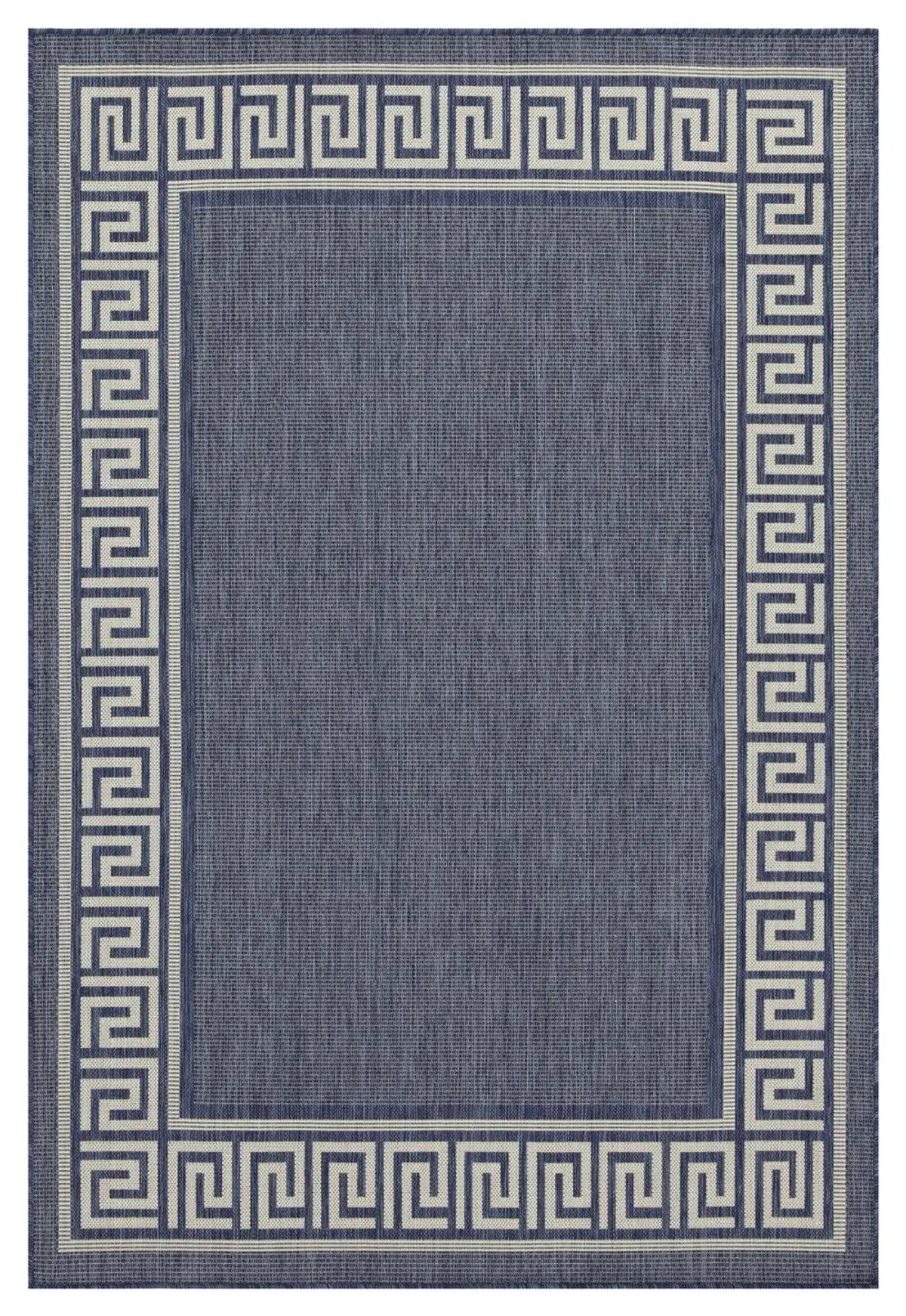 Sunshine - 5'3" X 7'3" Polypropylene Indoor, Outdoor Area Rug - Blue