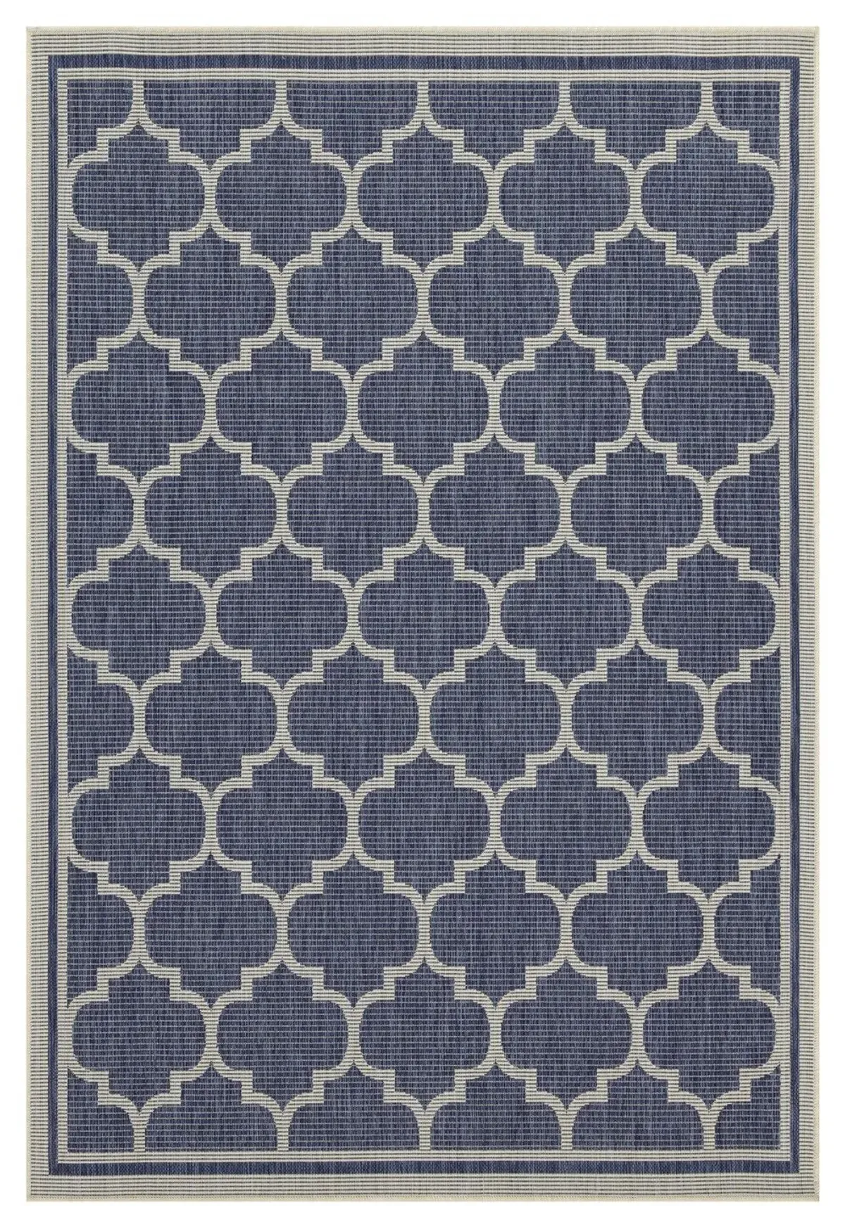 Sunshine - 5'3" X 7'3" Indoor, Outdoor Area Rug Polypropylene - Blue
