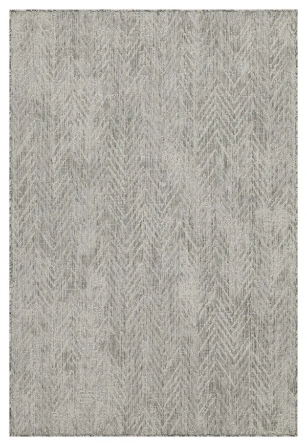 Sunshine - 5'3" X 7'3" Indoor, Outdoor Area Rug - Silver