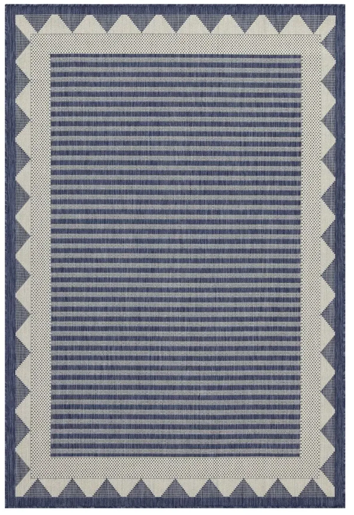 Sunshine - 5'3" X 7'3" Indoor, Outdoor Area Rug - Blue