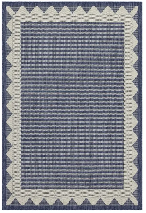 Sunshine - 5'3" X 7'3" Indoor, Outdoor Area Rug - Blue
