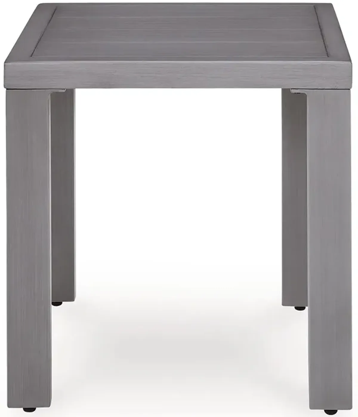 Half Moon Beach - Square End Table - Gray