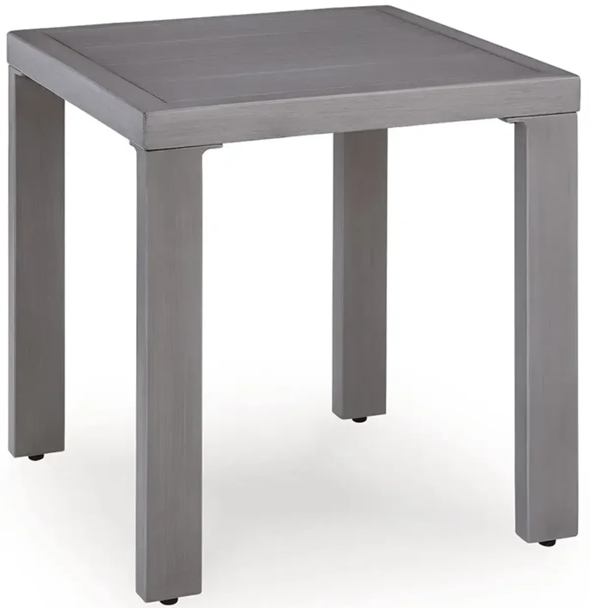 Half Moon Beach - Square End Table - Gray