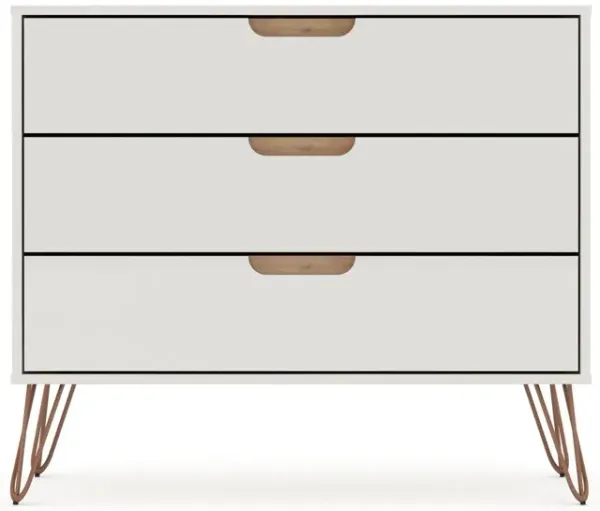 Rockefeller - 3 Drawer Dresser - Off White