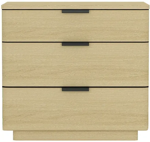 Payton - Nightstand & 3 Drawers - Oak