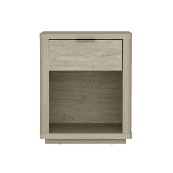 Evelyn - Nightstand With 1 Drawer And Open Shelf
