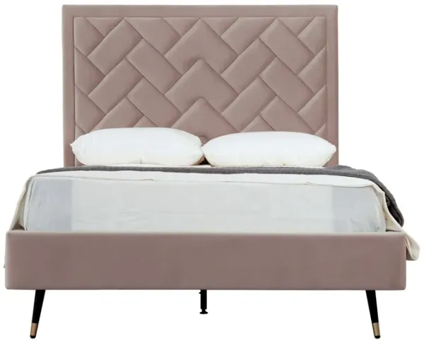 Crosby - Bed With Upholstered Headboard And Slats