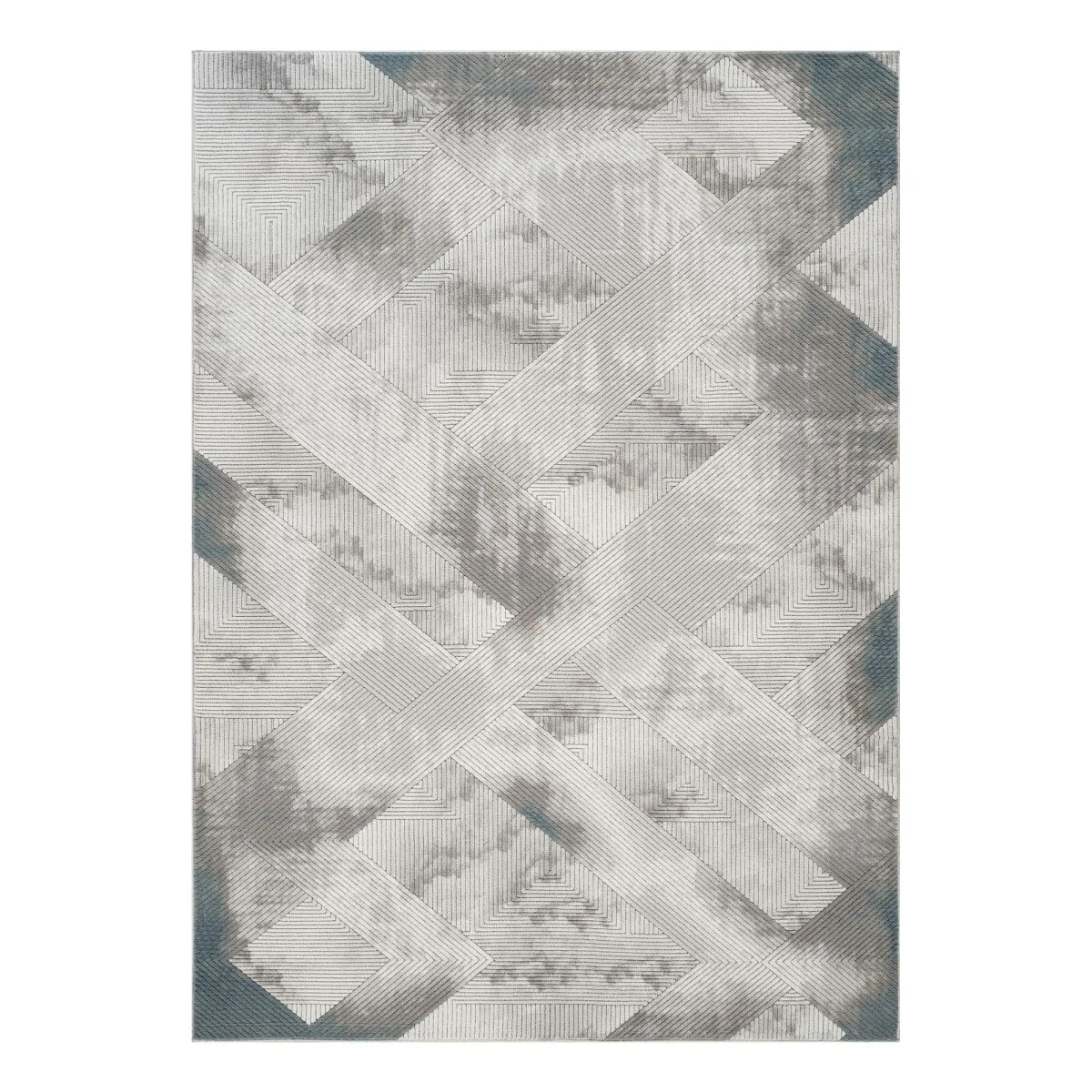Geometrix - Contemporary Rug With 3D Effect