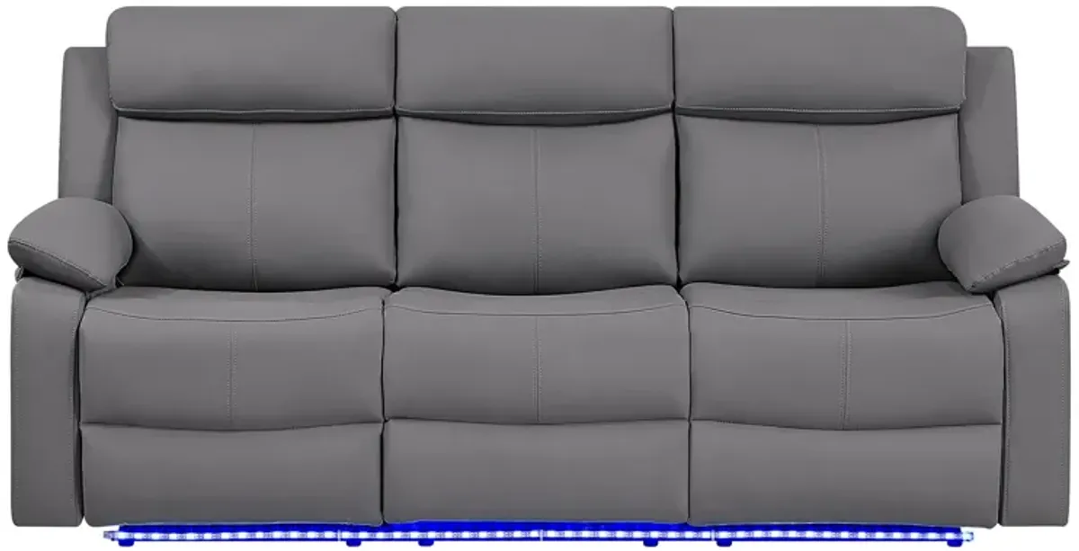 Blanche - Reclining Sofa With LED Lights