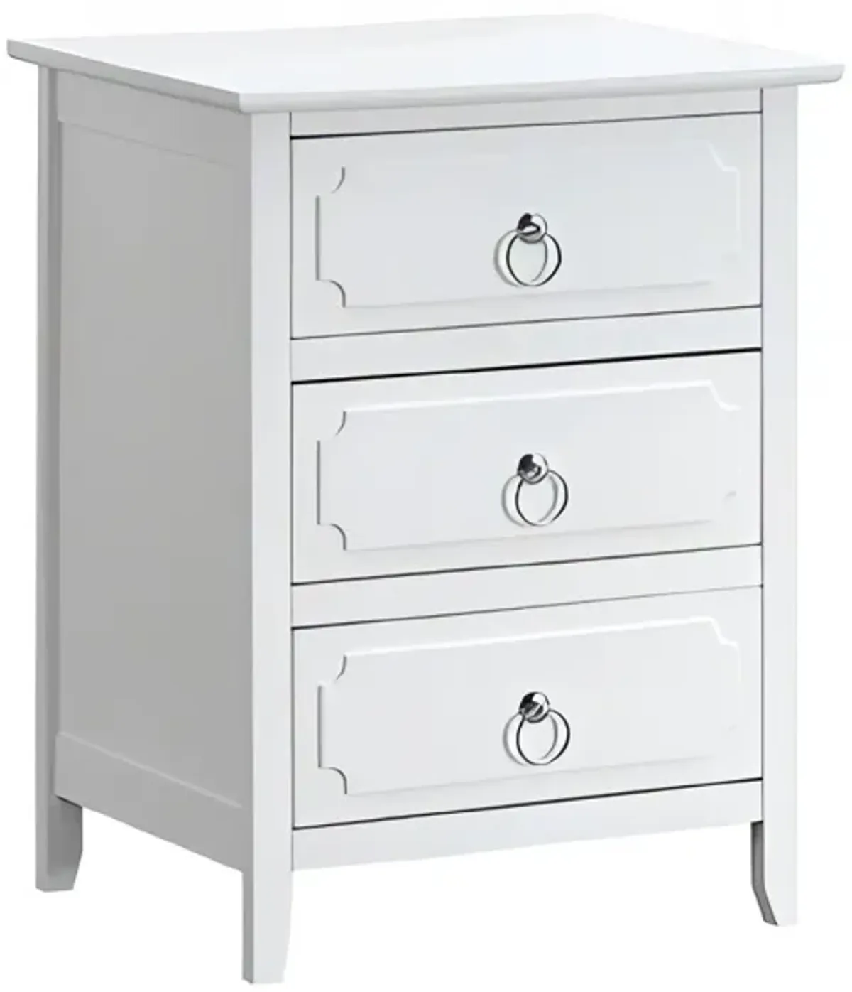 Daniel - 3 Drawer Nightstand - White